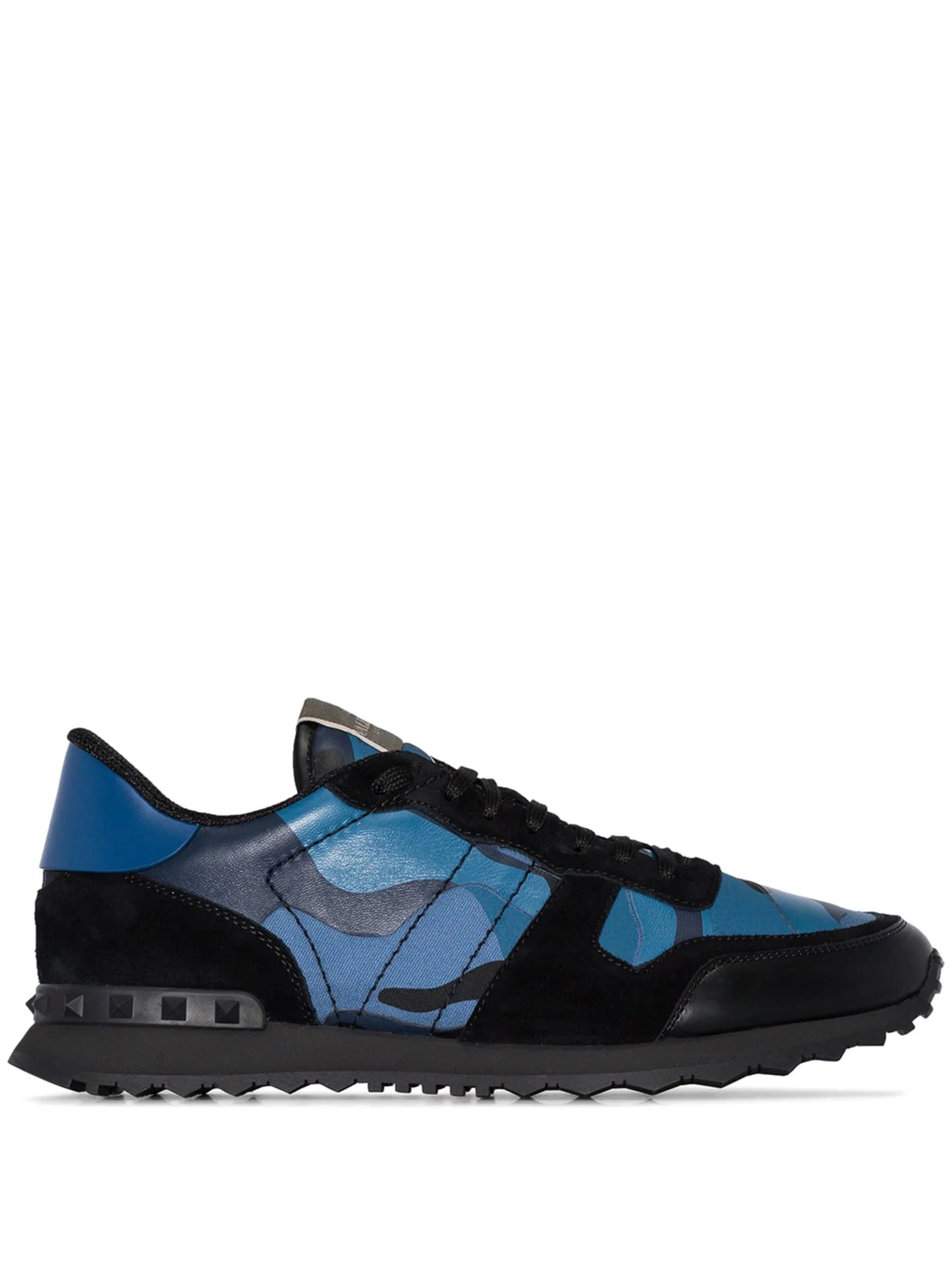 rockrunner camouflage print sneakers by valentino garavani - bottegalusso: premier destination for modern luxury menswear