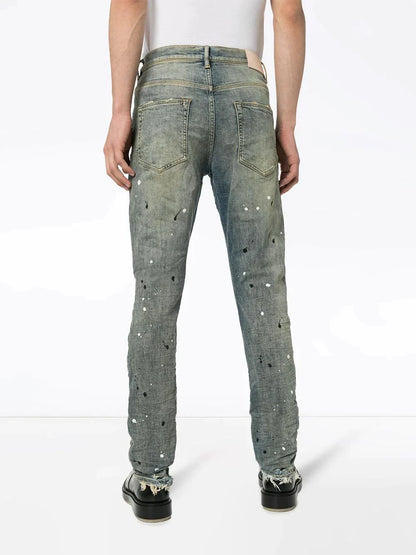 Paint Splatter Jeans by Purple Brand - bottegalusso: Premier Destination for Modern Luxury Menswear