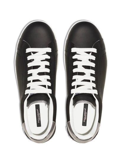 Portofino Leather Sneakers by Dolce & Gabbana - bottegalusso: Premier Destination for Modern Luxury Menswear