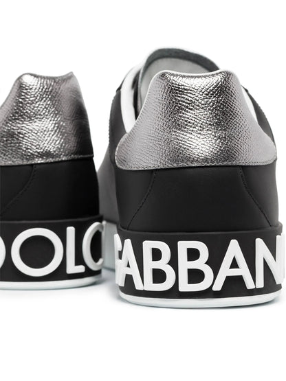 Portofino Leather Sneakers by Dolce & Gabbana - bottegalusso: Premier Destination for Modern Luxury Menswear