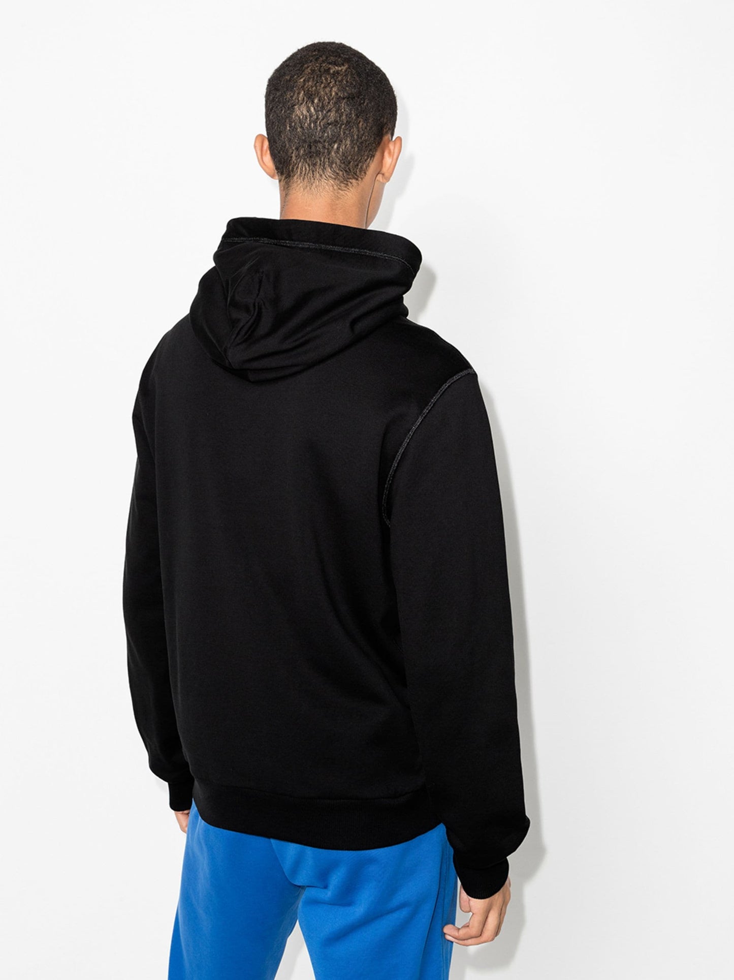 logo tag zip up hoodie by dolce & gabbana - bottegalusso: premier destination for modern luxury menswear