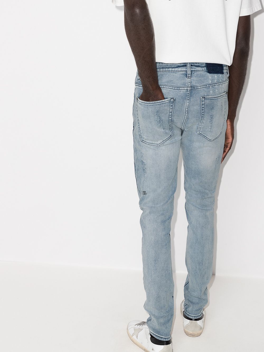 trashed dreams skinny jeans by ksubi - bottegalusso: premier destination for modern luxury menswear