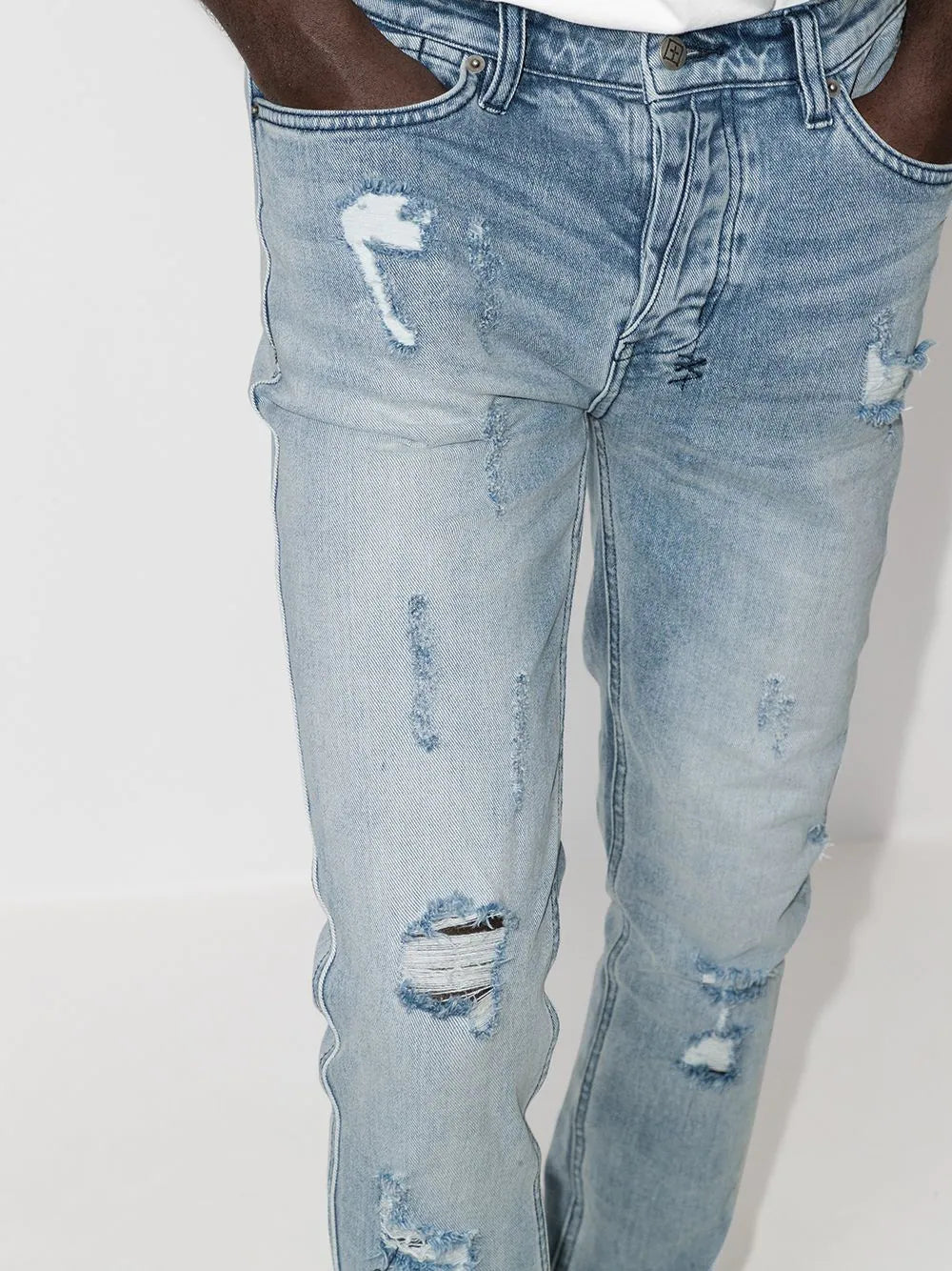 trashed dreams skinny jeans by ksubi - bottegalusso: premier destination for modern luxury menswear