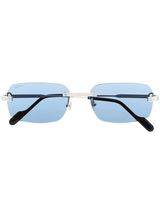 Square Frame Sunglasses by Cartier Eyewear - bottegalusso: Premier Destination for Modern Luxury Menswear