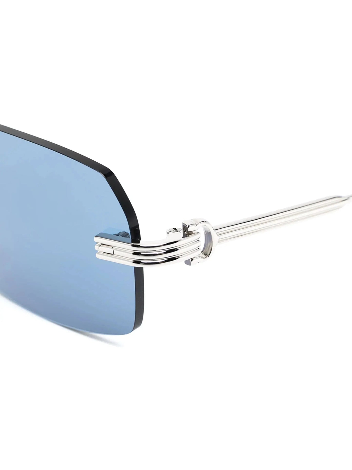 square frame sunglasses by cartier eyewear - bottegalusso: premier destination for modern luxury menswear