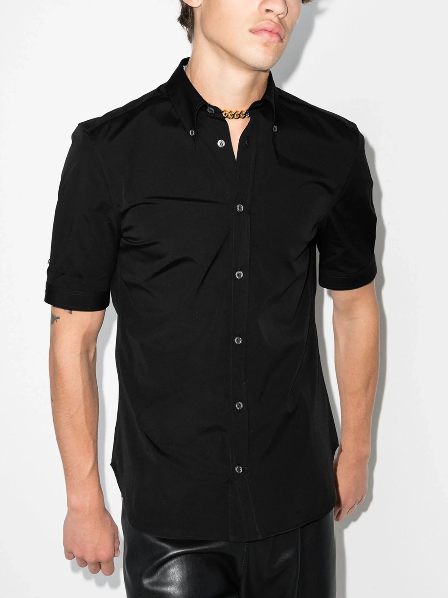 short sleeve cotton shirt