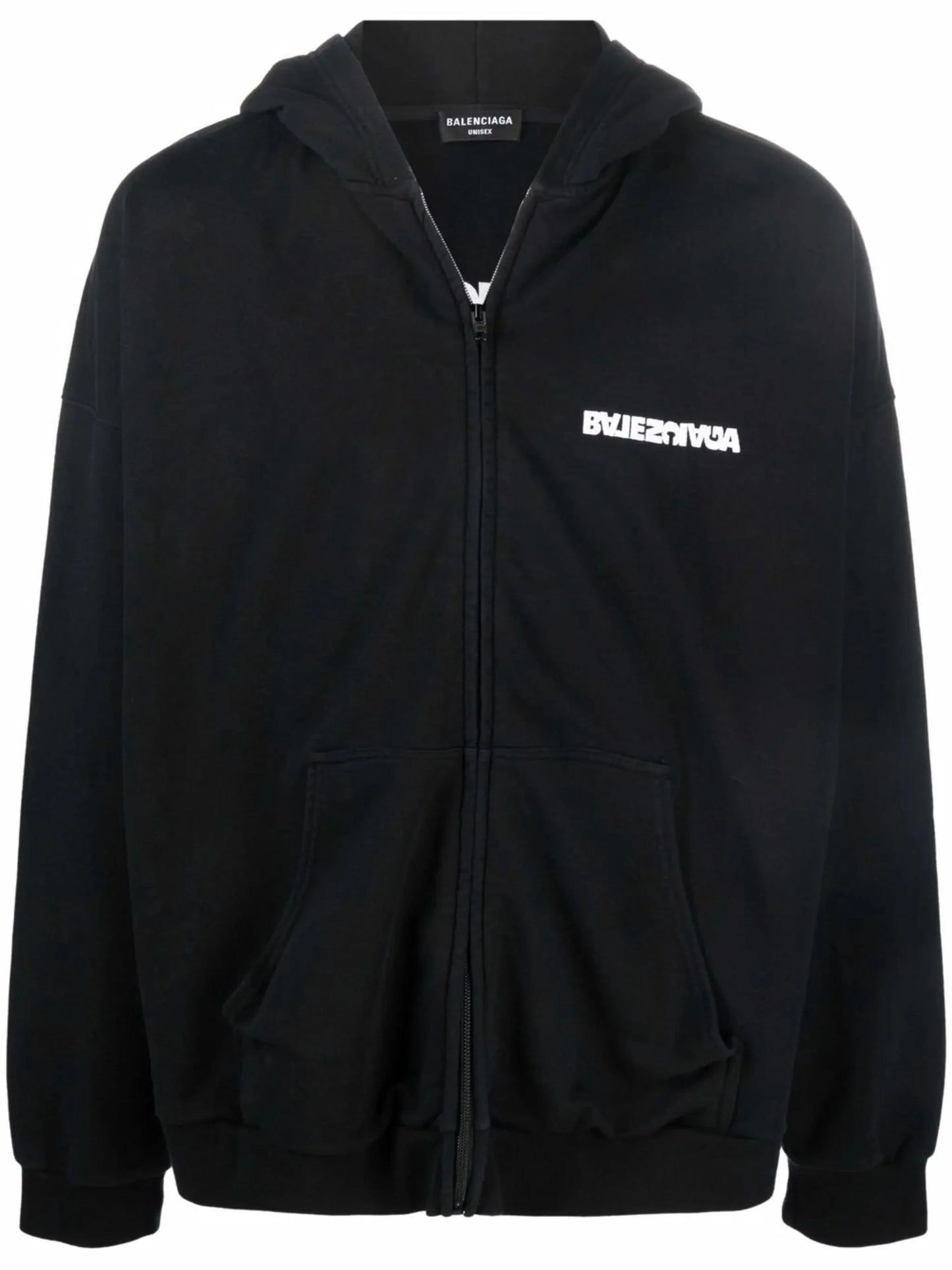 turn wide fit zip up hoodie by balenciaga - bottegalusso: premier destination for modern luxury menswear