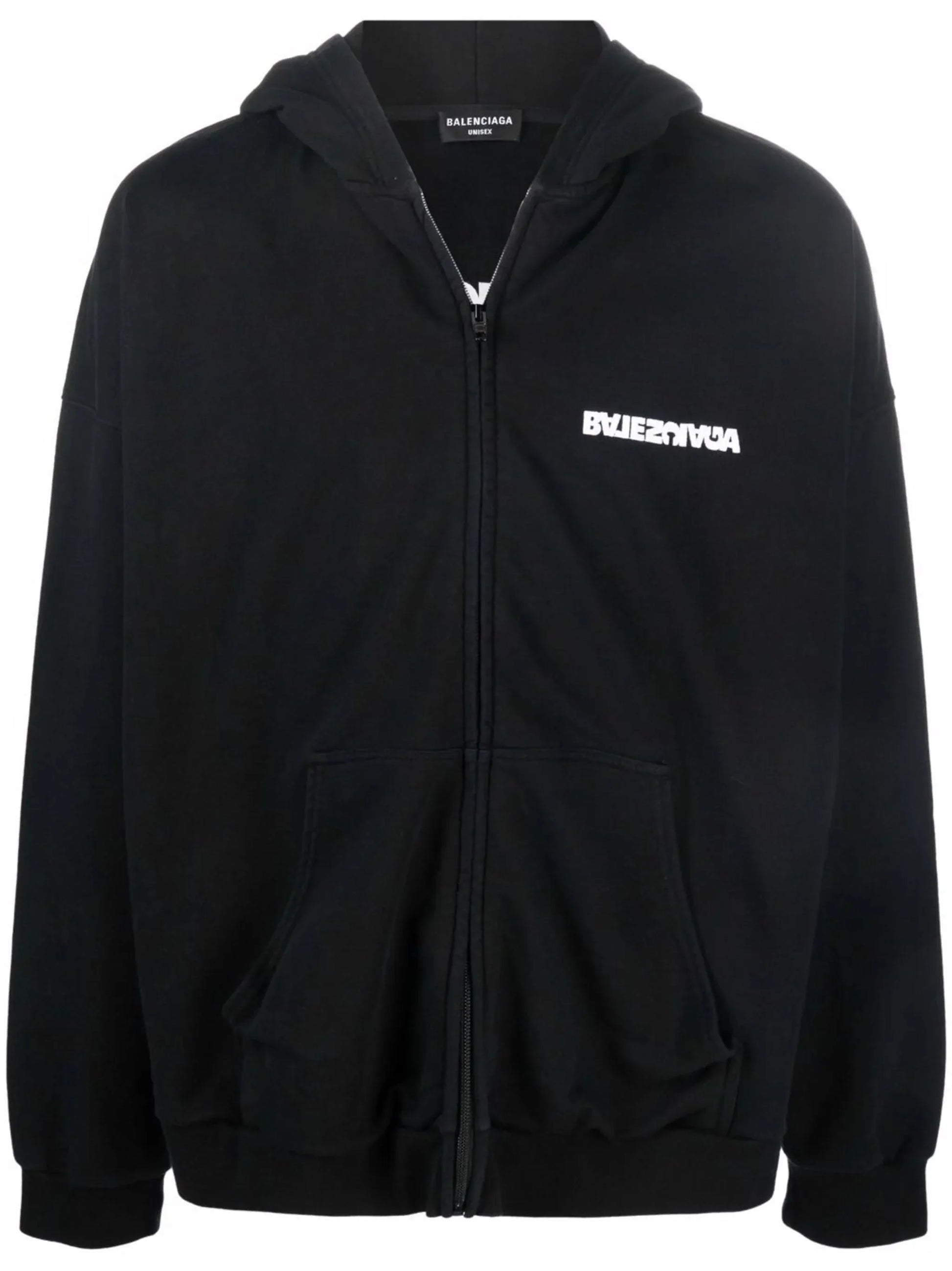 Turn Wide Fit Zip Up Hoodie by Balenciaga - bottegalusso: Premier Destination for Modern Luxury Menswear