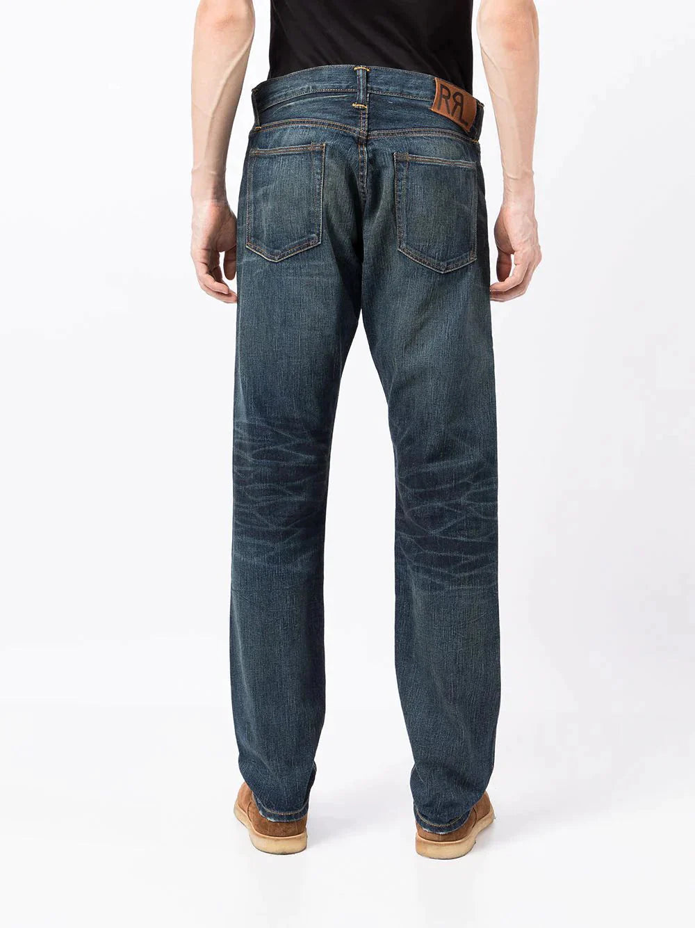 straight leg jeans by ralph lauren rrl - bottegalusso: premier destination for modern luxury menswear