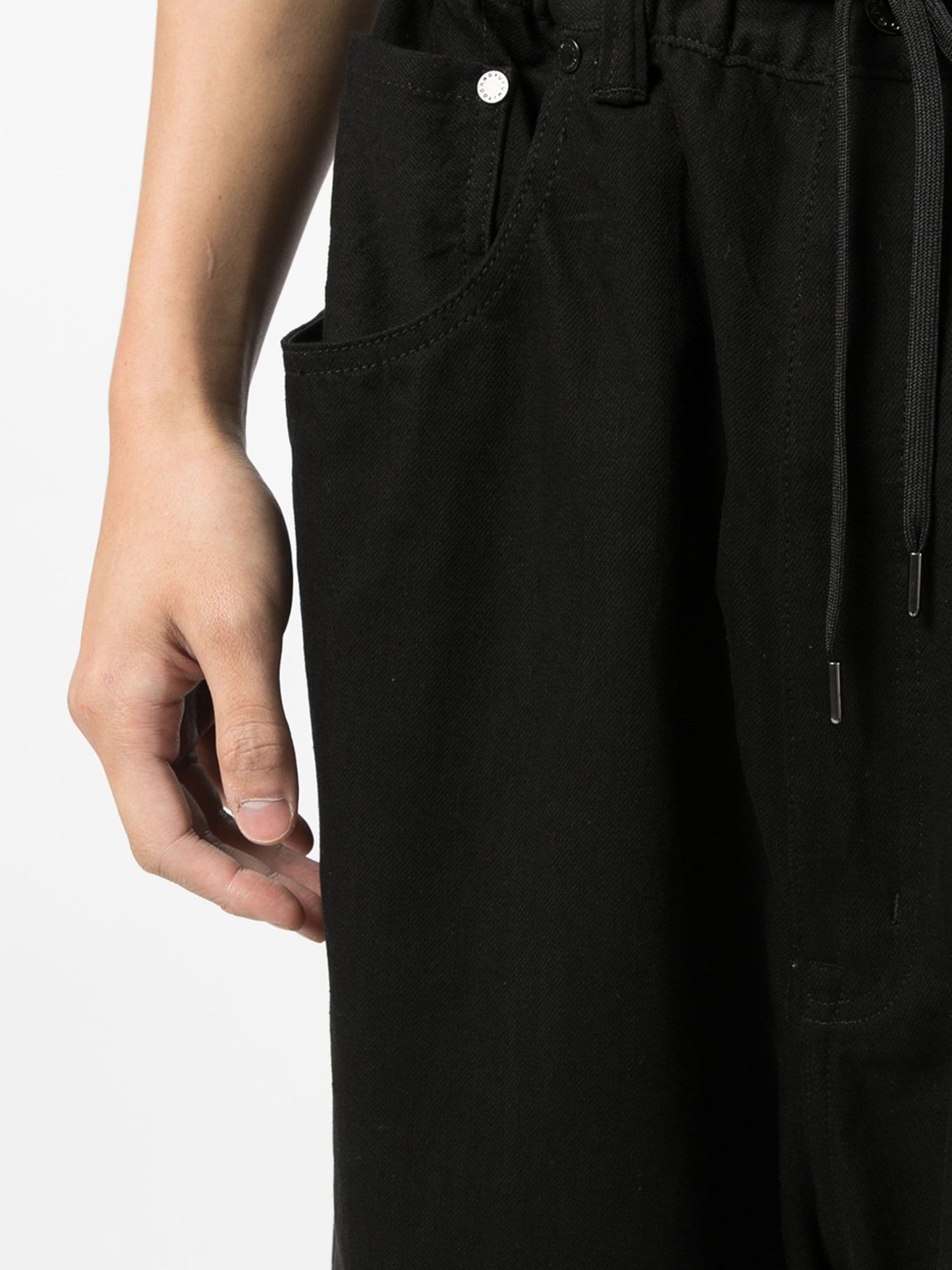 parkour 5 pockets denim pants by fumito ganryu - bottegalusso: premier destination for modern luxury menswear