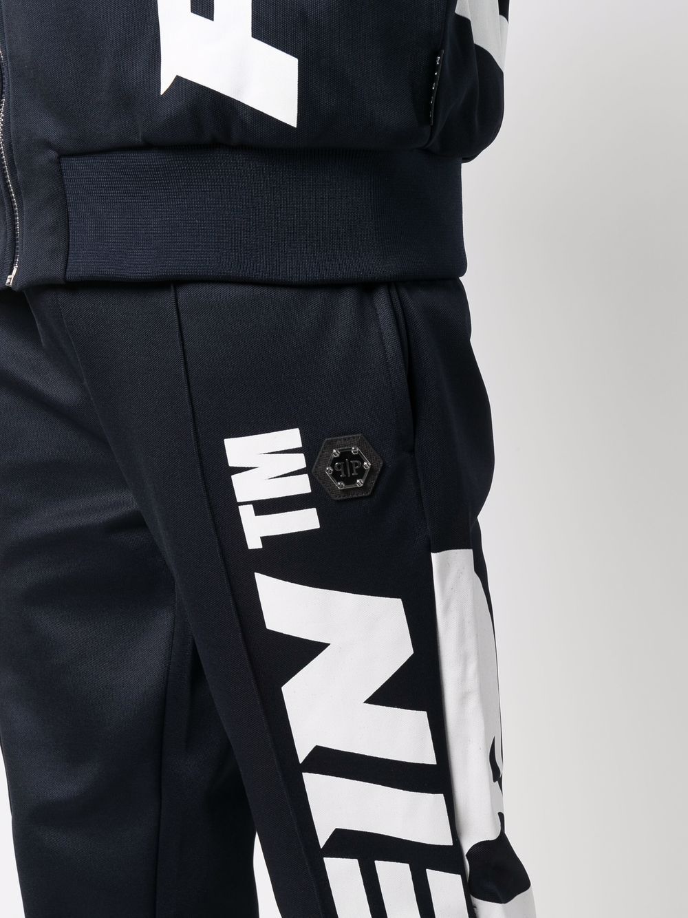 logo print tracksuit set by philipp plein - bottegalusso: premier destination for modern luxury menswear