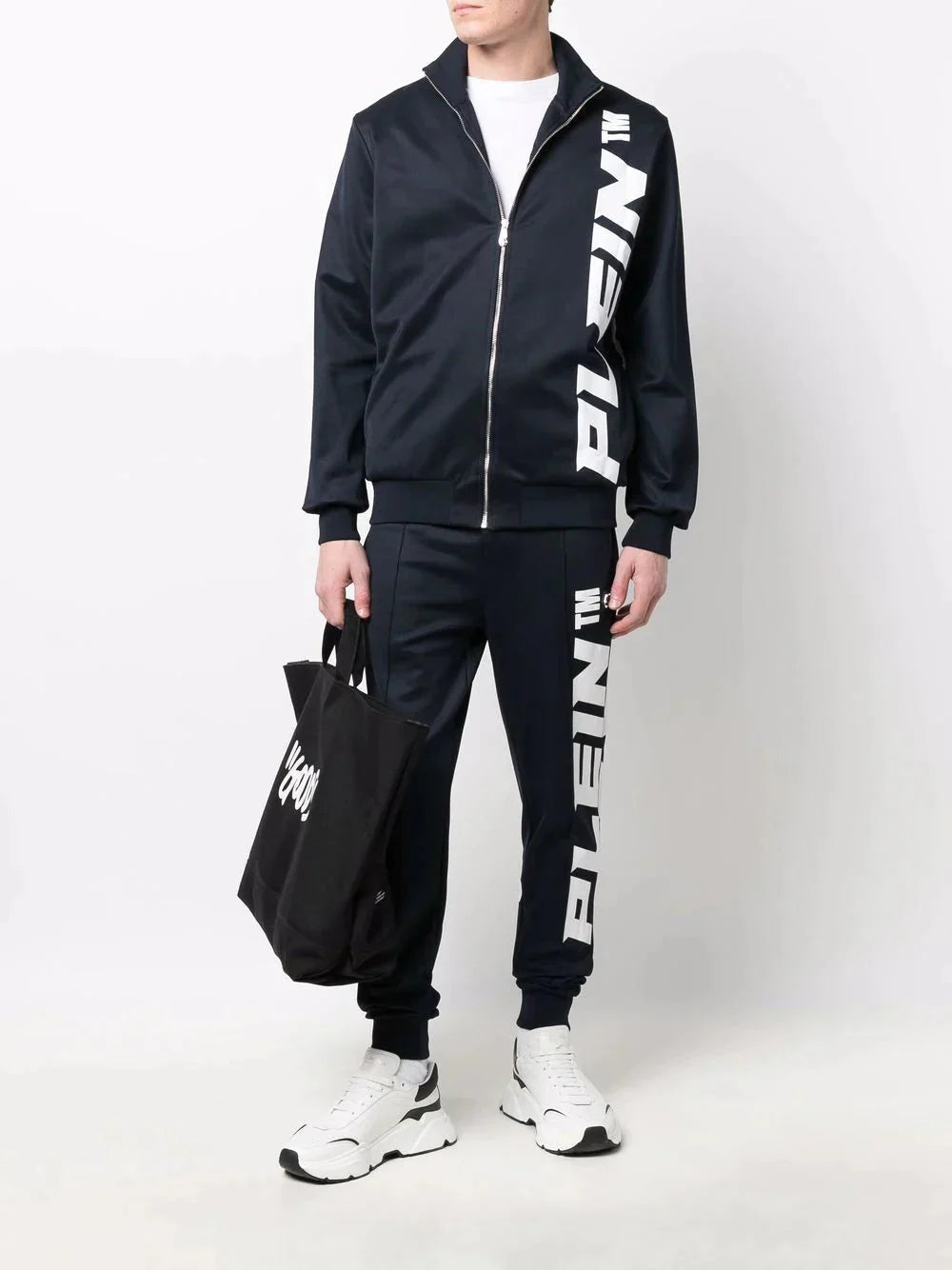 logo print tracksuit set by philipp plein - bottegalusso: premier destination for modern luxury menswear