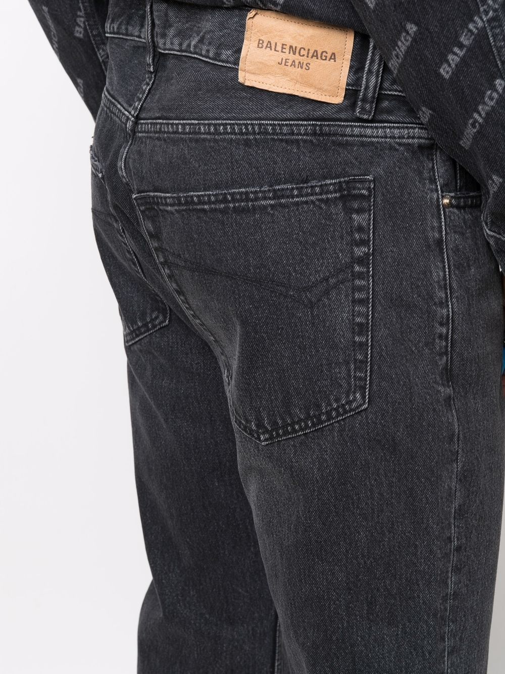 low rise straight leg jeans by balenciaga - bottegalusso: premier destination for modern luxury menswear