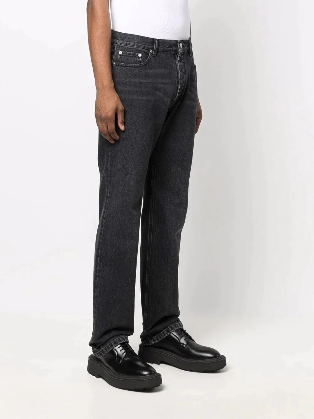 low rise straight leg jeans by balenciaga - bottegalusso: premier destination for modern luxury menswear