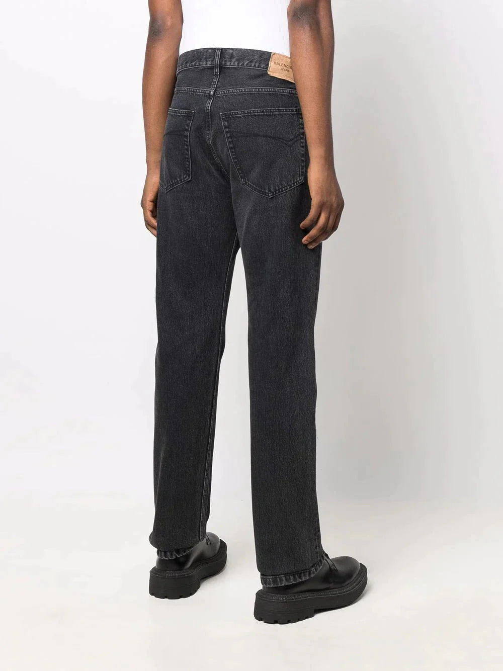 low rise straight leg jeans by balenciaga - bottegalusso: premier destination for modern luxury menswear