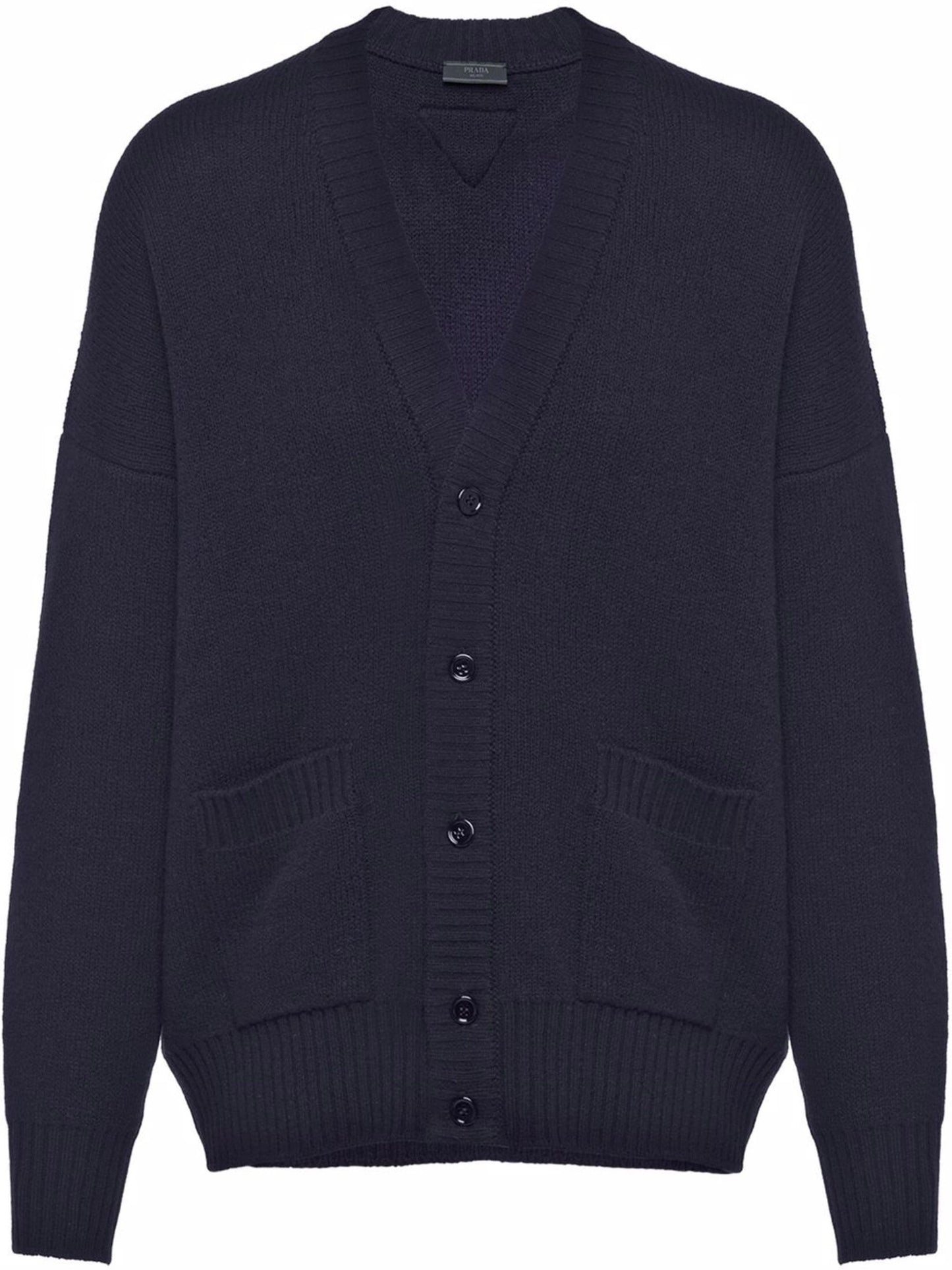 v neck cashmere cardigan by prada - bottegalusso: premier destination for modern luxury menswear