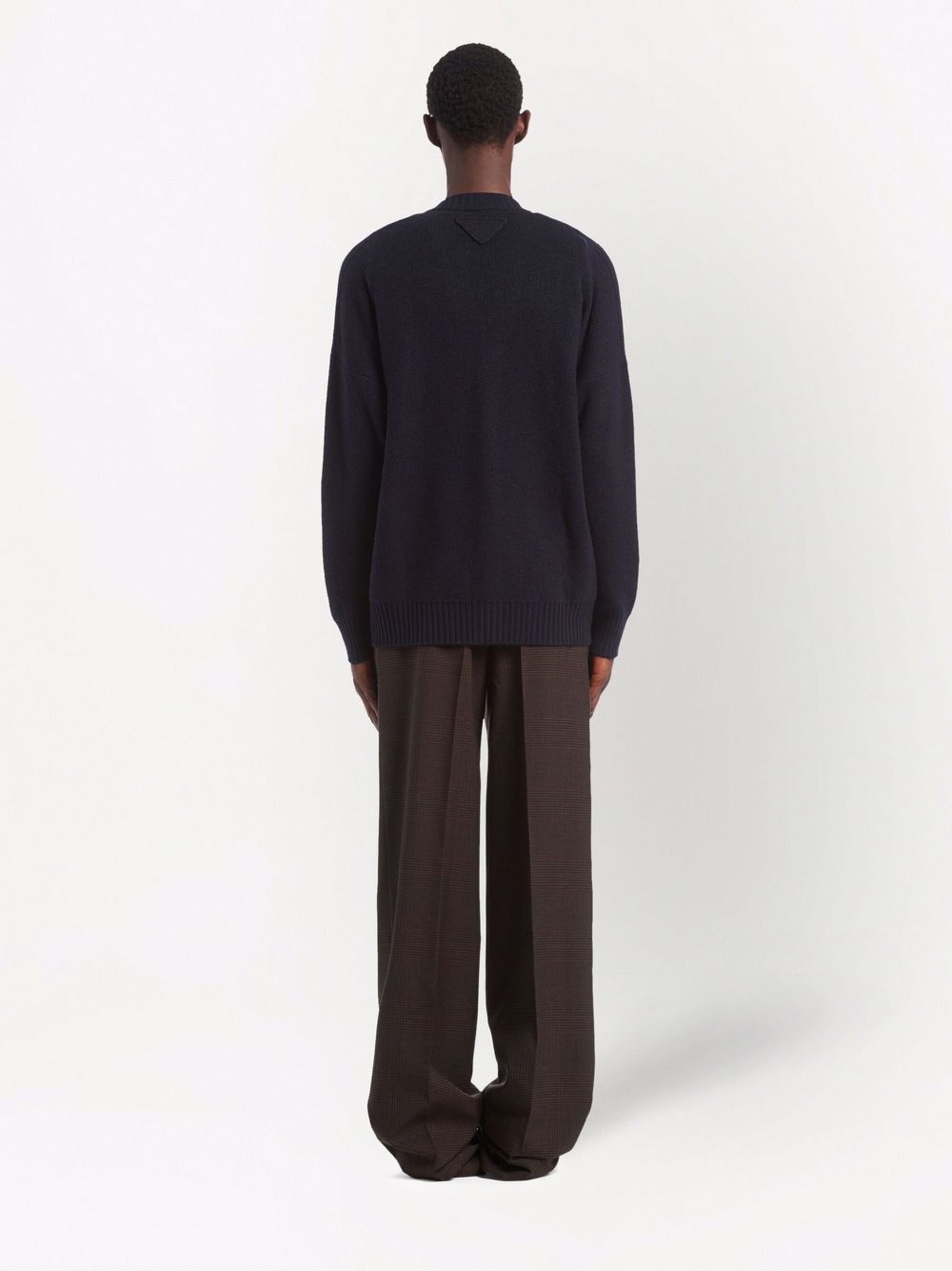 V Neck Cashmere Cardigan by Prada - bottegalusso: Premier Destination for Modern Luxury Menswear