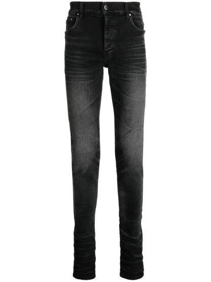 Stack Whiskered Skinny Jeans by Amiri - bottegalusso: Premier Destination for Modern Luxury Menswear