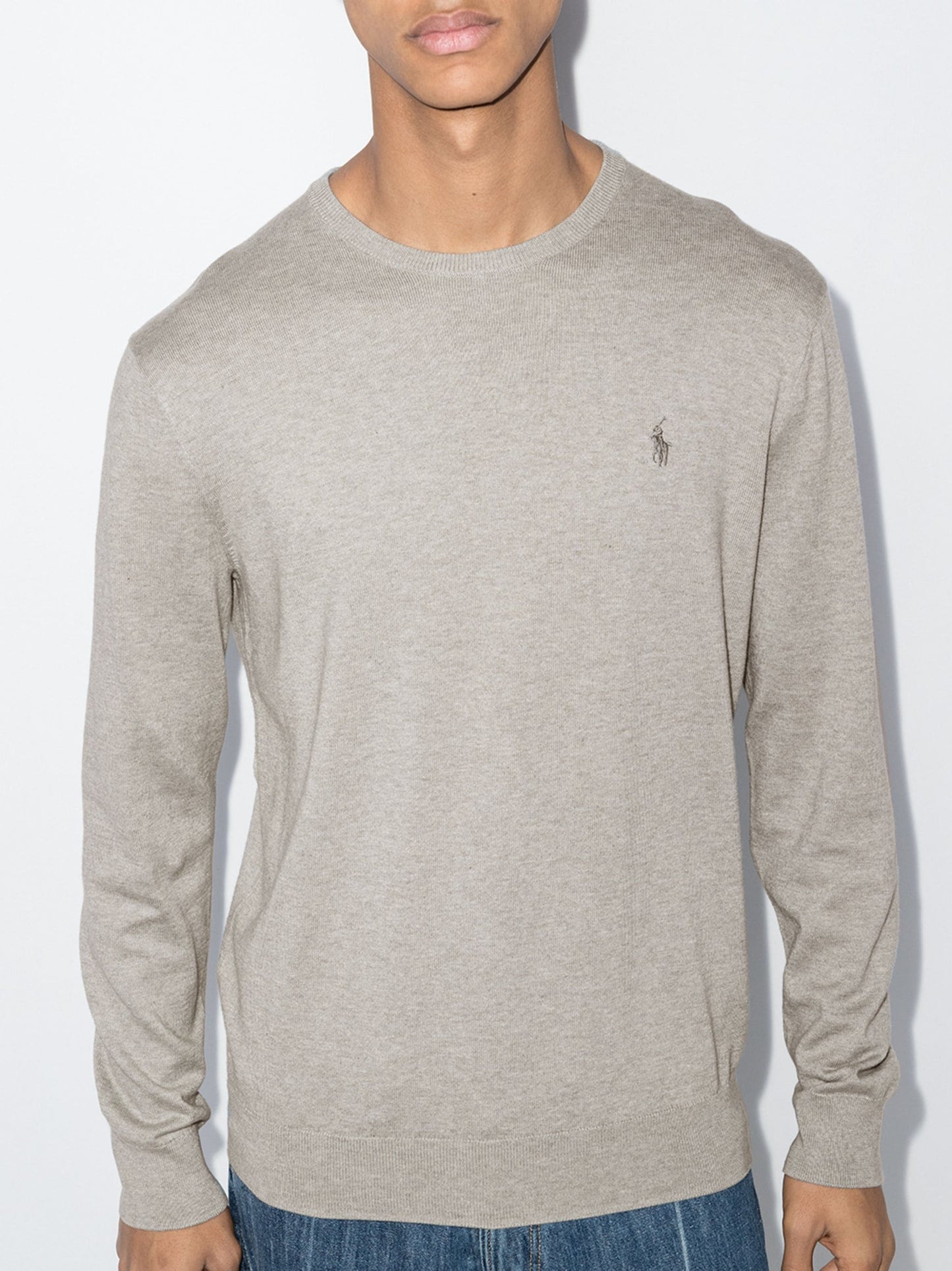 polo pony crew neck jumper by polo ralph lauren - bottegalusso: premier destination for modern luxury menswear