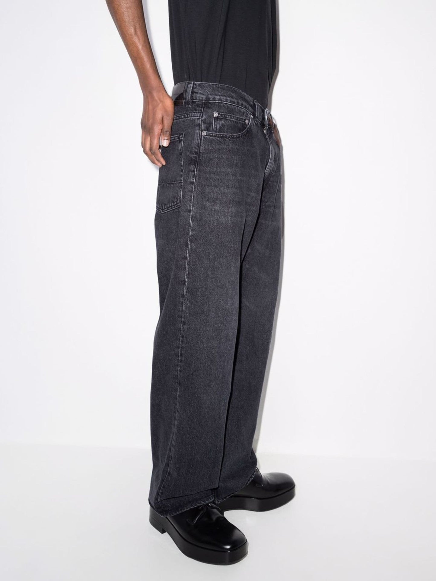 third cut straight leg jeans by our legacy - bottegalusso: premier destination for modern luxury menswear