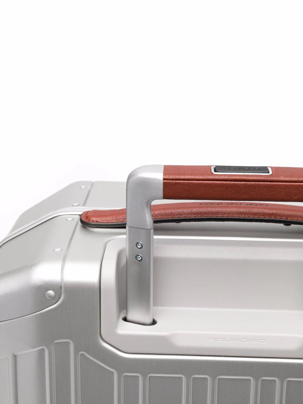 aluminium ridged 4-wheel suitcase