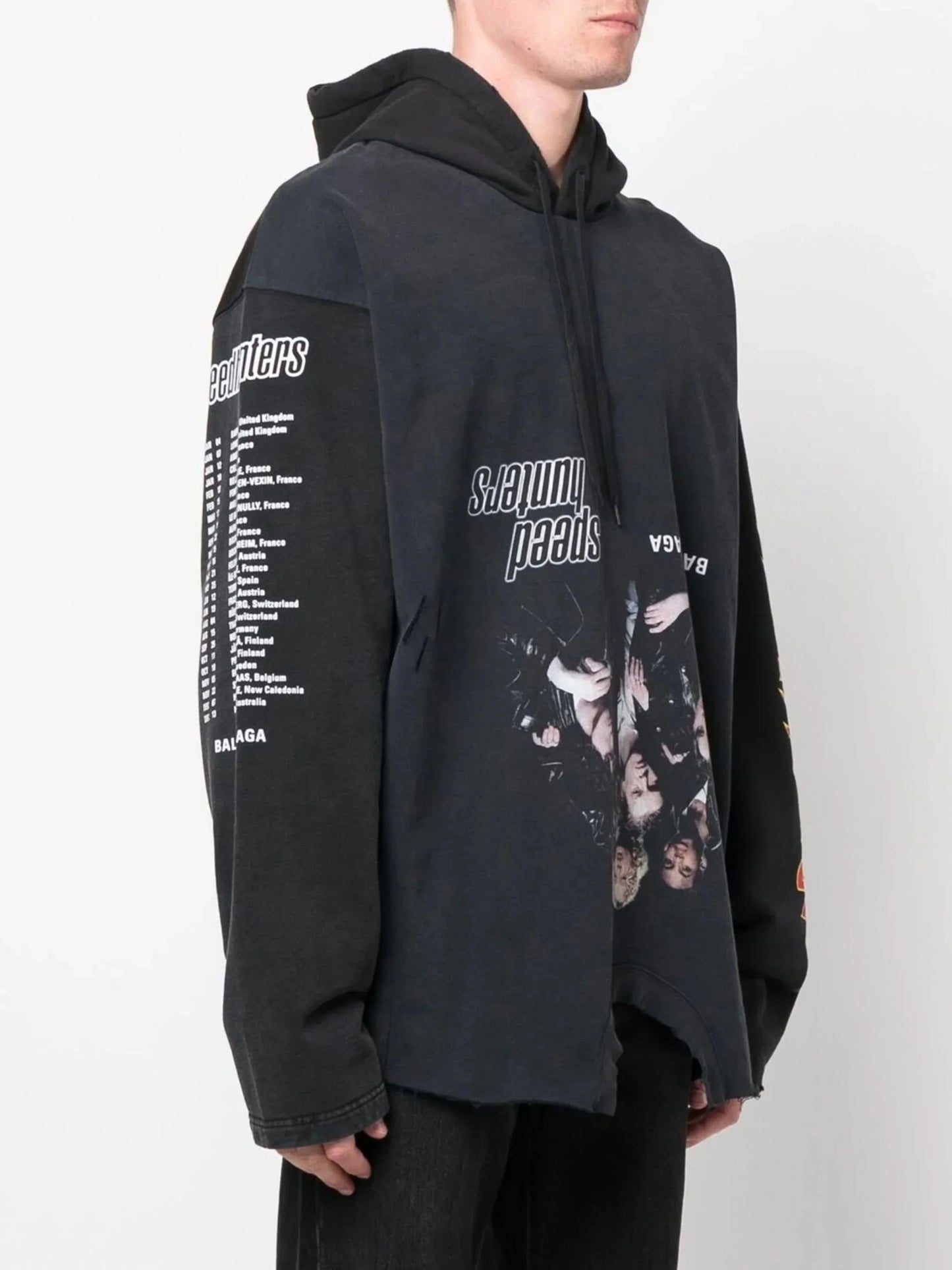 upside down pullover hoodie by balenciaga - bottegalusso: premier destination for modern luxury menswear