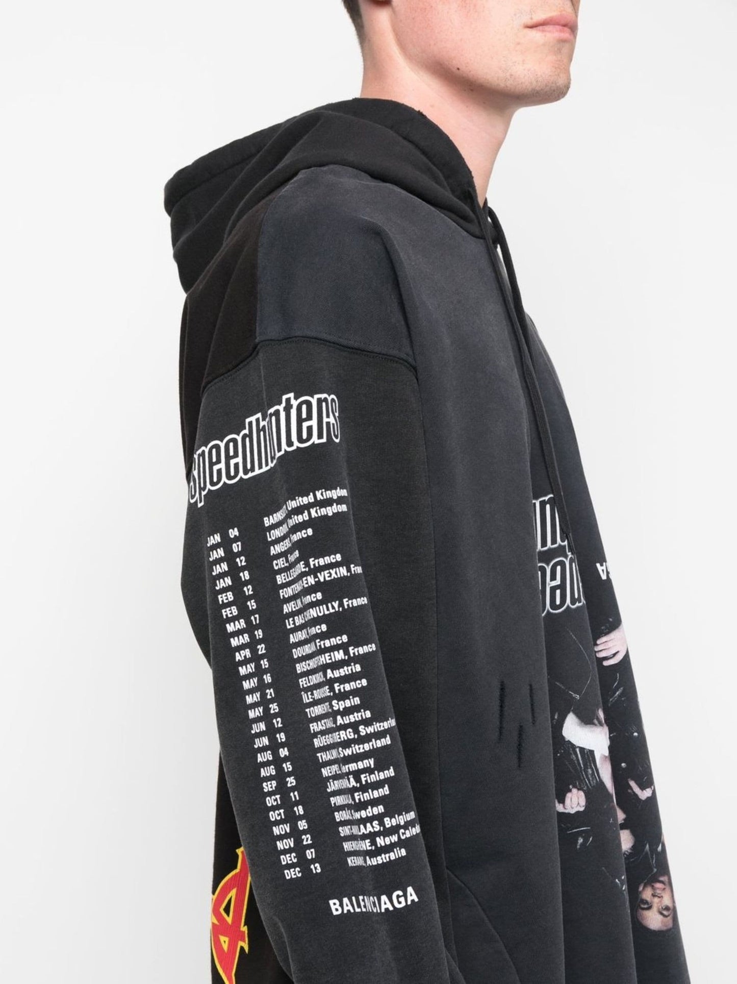 upside down pullover hoodie by balenciaga - bottegalusso: premier destination for modern luxury menswear