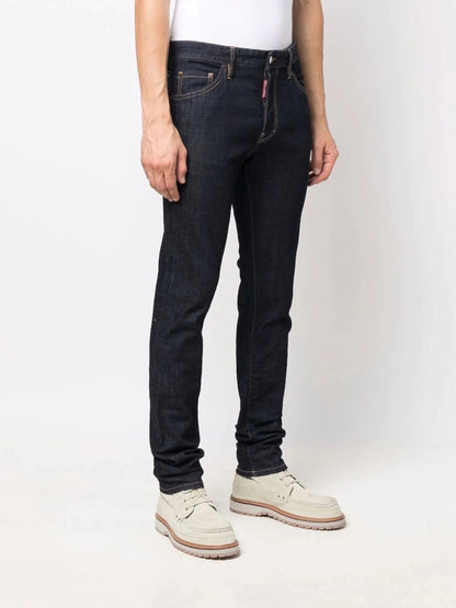 Logo Print Slim Fit Jeans by Dsquared2 - bottegalusso: Premier Destination for Modern Luxury Menswear