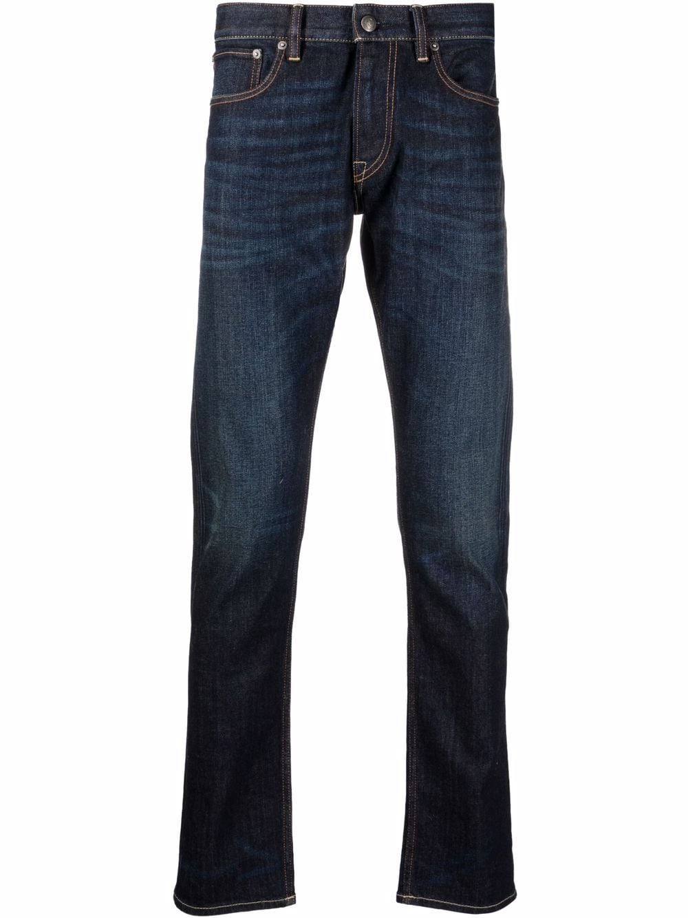 mid rise straight leg jeans by ralph lauren purple label - bottegalusso: premier destination for modern luxury menswear