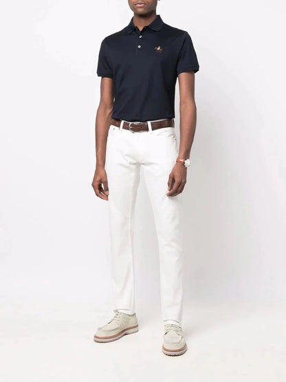 Stretch Cotton Slim Cut Jeans by Ralph Lauren Purple Label - bottegalusso: Premier Destination for Modern Luxury Menswear