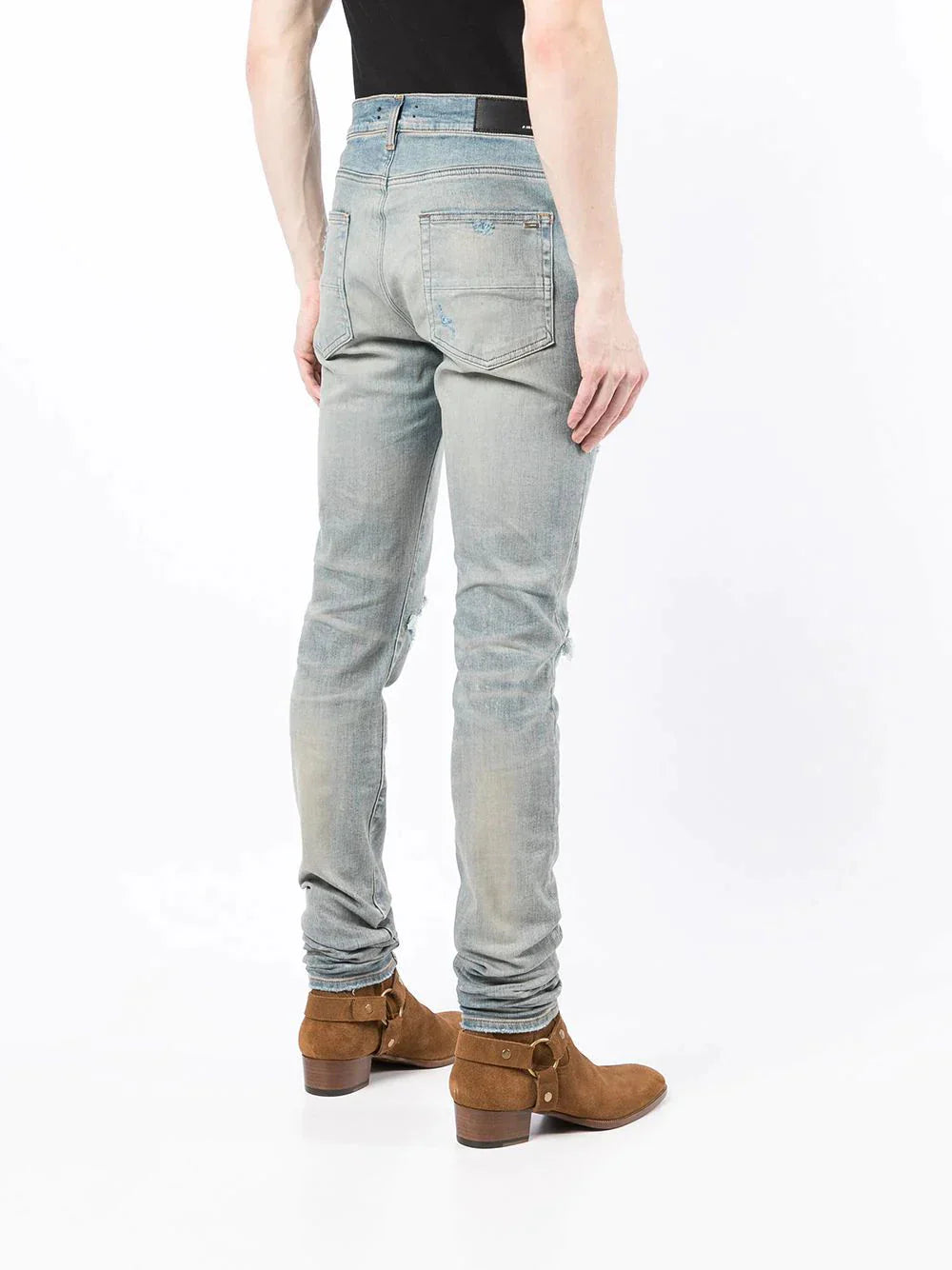 mx1 ripped skinny jeans by amiri - bottegalusso: premier destination for modern luxury menswear