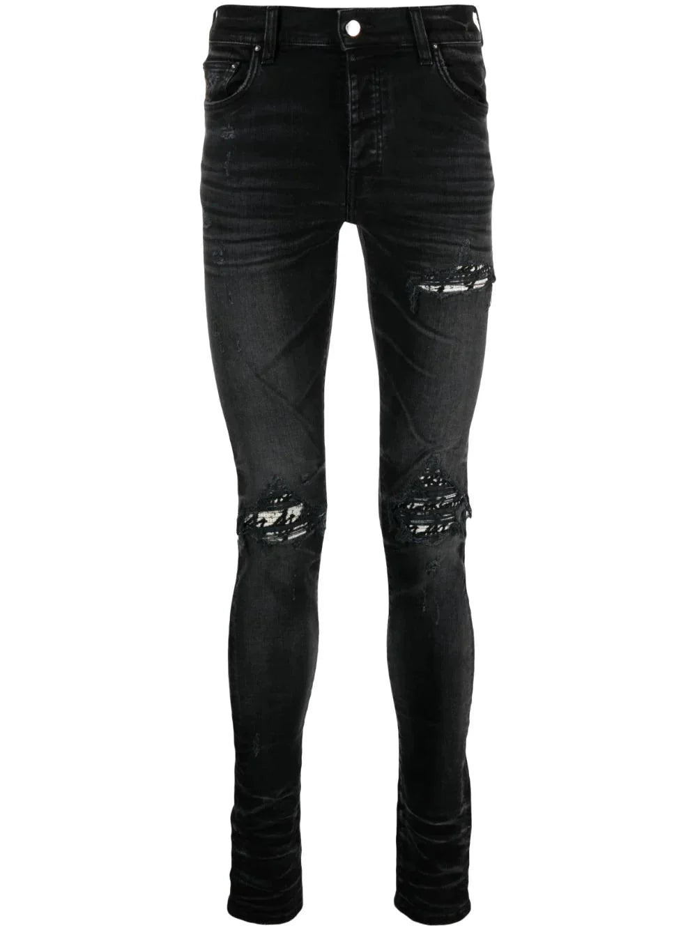 Ripped Detailing Skinny Jeans by Amiri - bottegalusso: Premier Destination for Modern Luxury Menswear