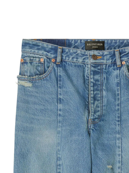 Ripped Tapered Jeans by Balenciaga - bottegalusso: Premier Destination for Modern Luxury Menswear