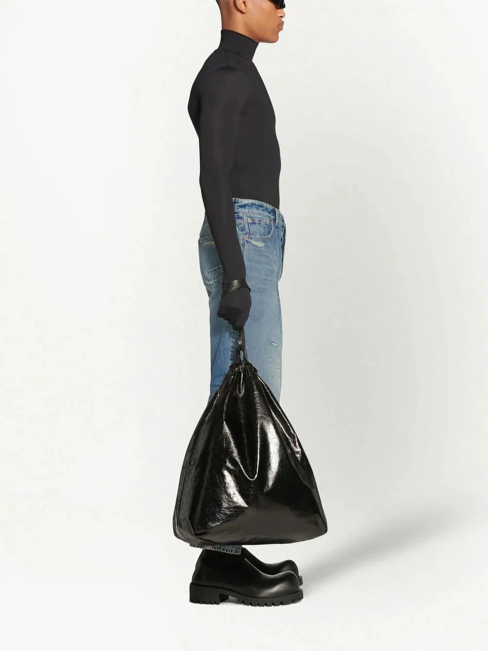 ripped tapered jeans by balenciaga - bottegalusso: premier destination for modern luxury menswear