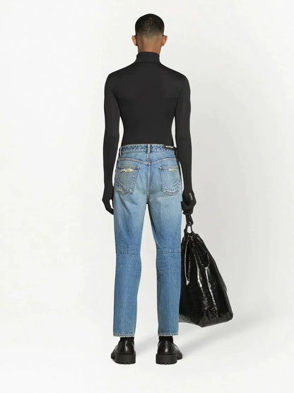 Ripped Tapered Jeans by Balenciaga - bottegalusso: Premier Destination for Modern Luxury Menswear