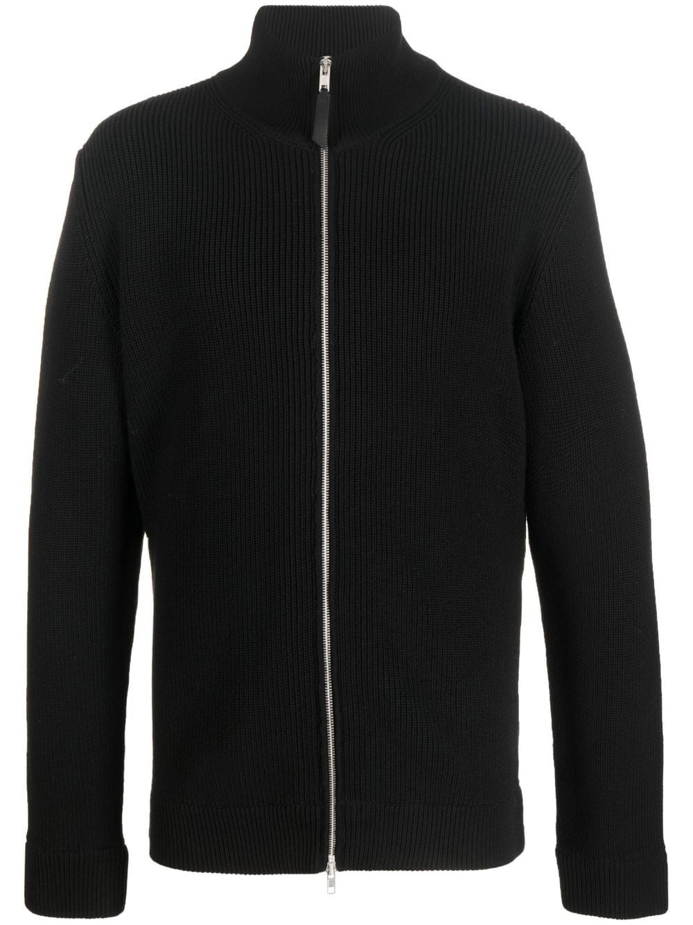 ribbed knit zip up cardigan by maison margiela - bottegalusso: premier destination for modern luxury menswear