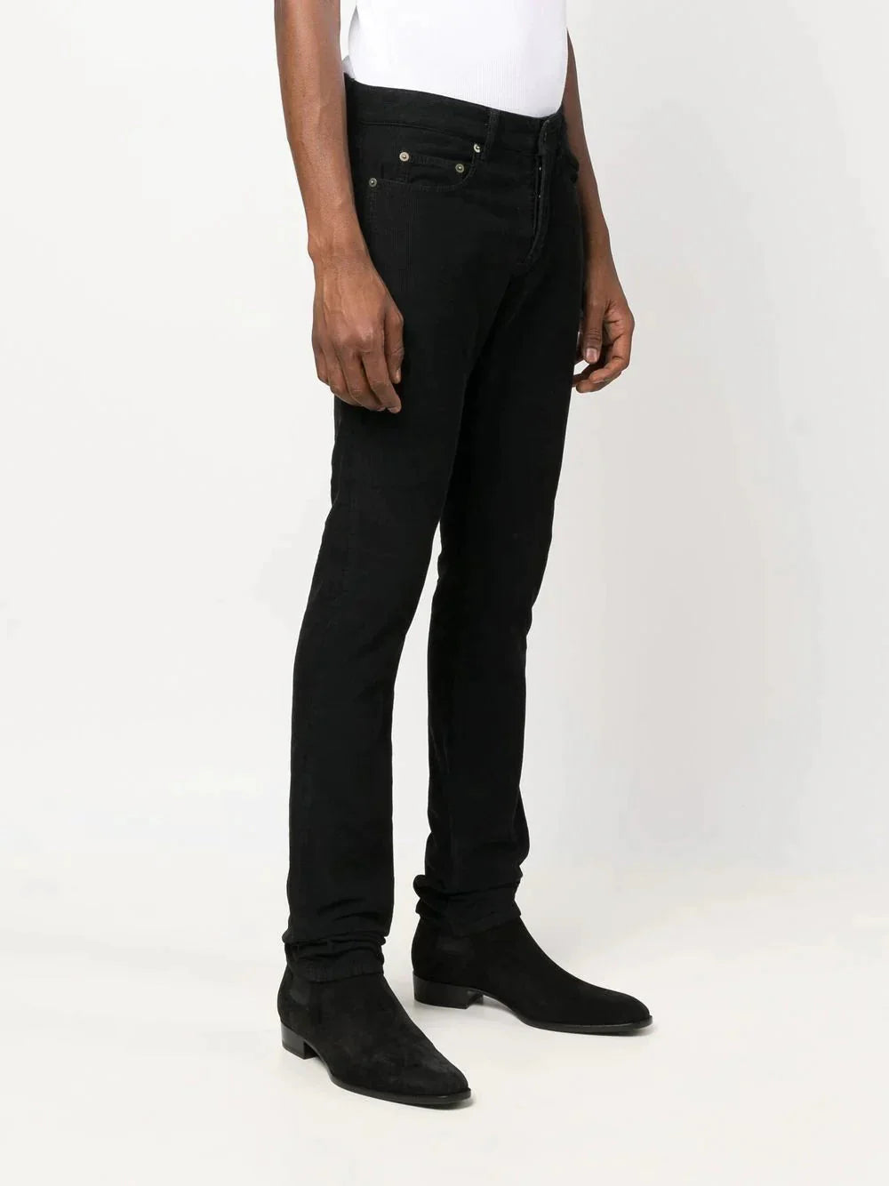 slim cut corduroy jeans by saint laurent - bottegalusso: premier destination for modern luxury menswear