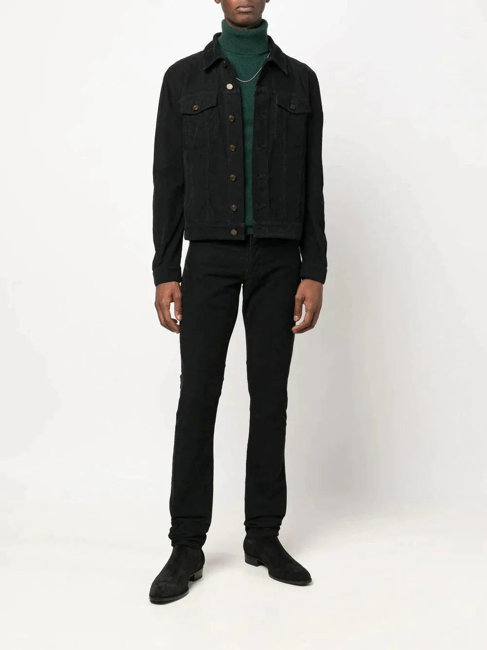 slim cut corduroy jeans by saint laurent - bottegalusso: premier destination for modern luxury menswear