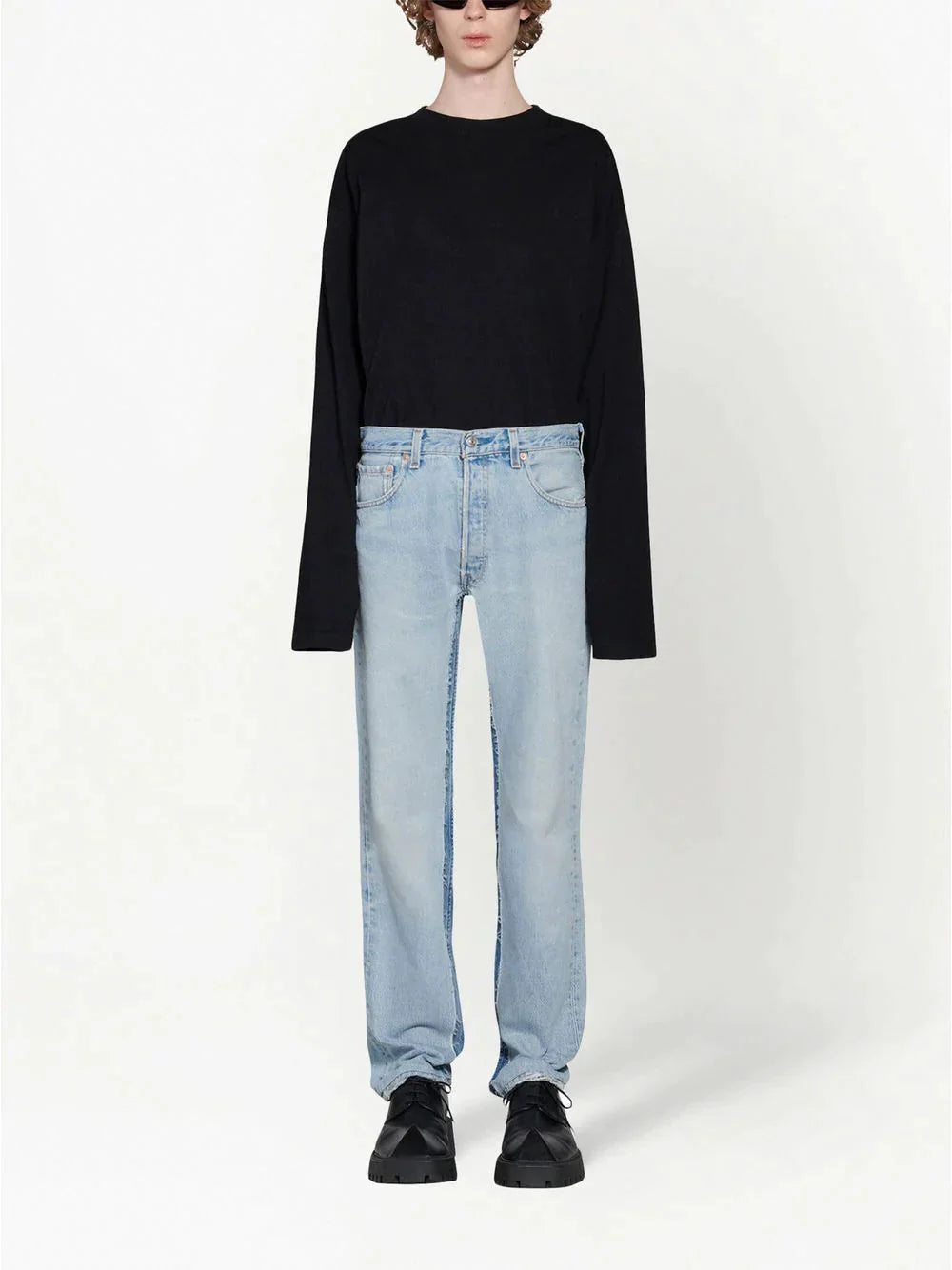 straight leg jeans by balenciaga - bottegalusso: premier destination for modern luxury menswear