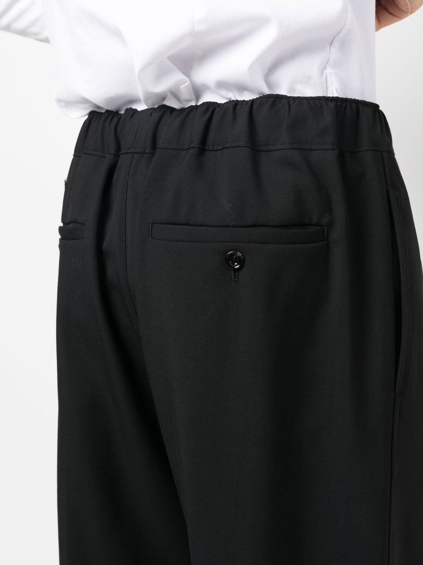 straight leg pull on trousers by alexander mcqueen - bottegalusso: premier destination for modern luxury menswear