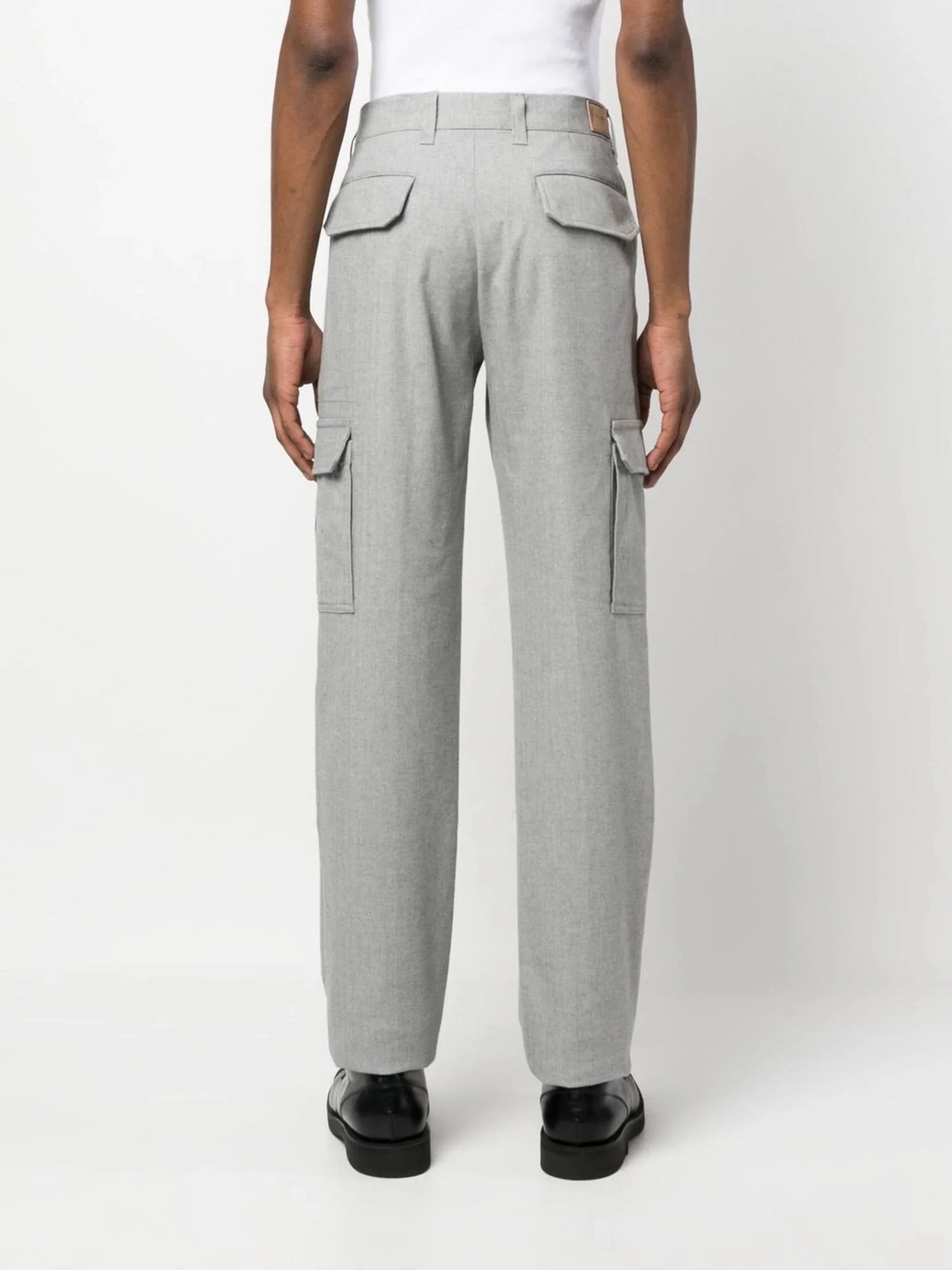 stretch cotton cargo pants by moorer - bottegalusso: premier destination for modern luxury menswear