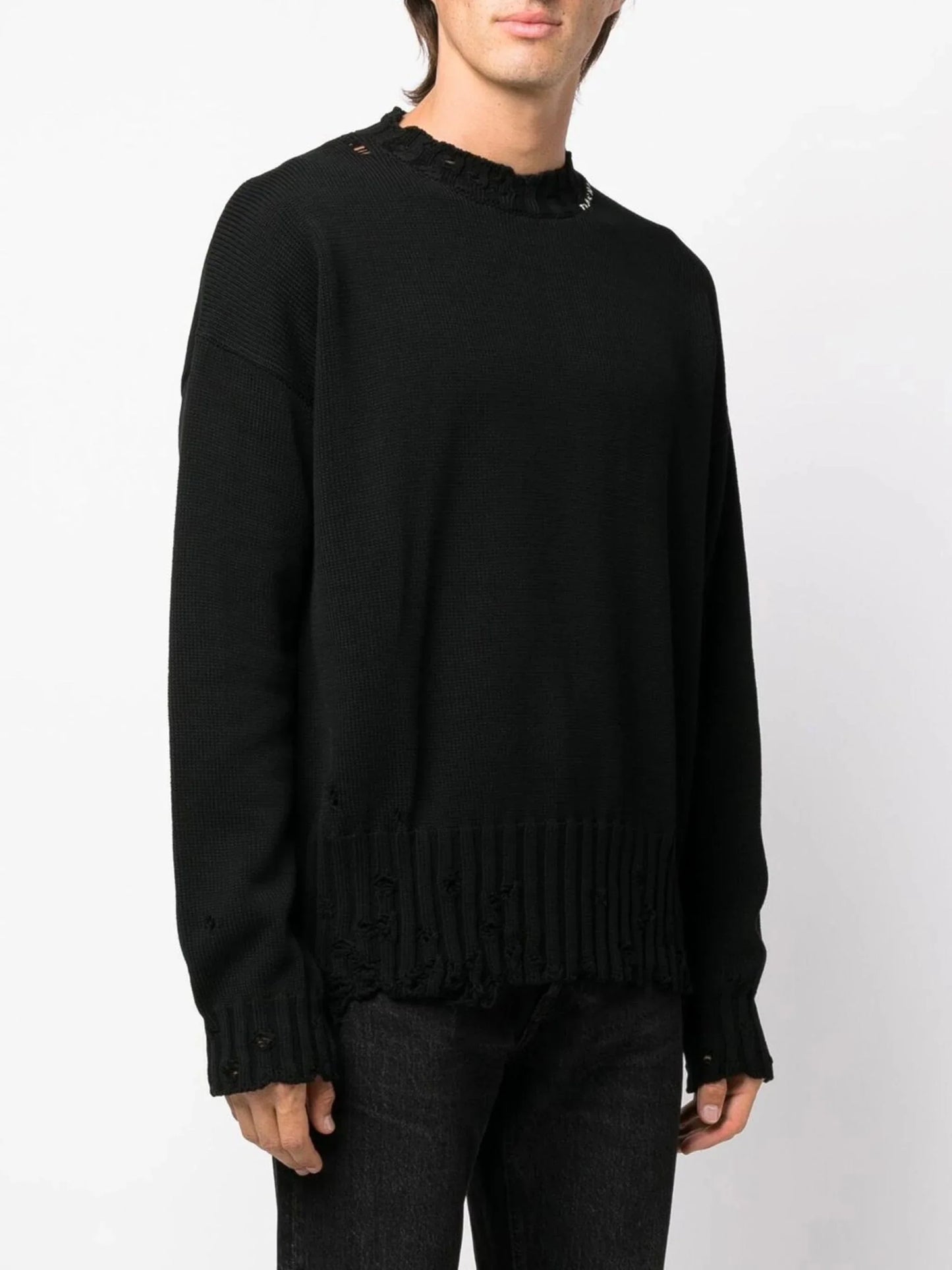 twisted crew neck jumper by marni - bottegalusso: premier destination for modern luxury menswear