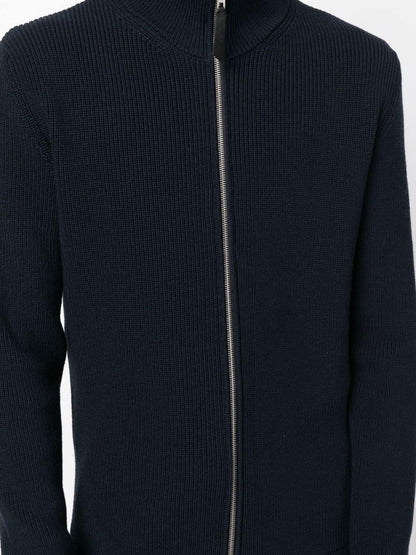 Ribbed Zip Up Cardigan by Maison Margiela - bottegalusso: Premier Destination for Modern Luxury Menswear