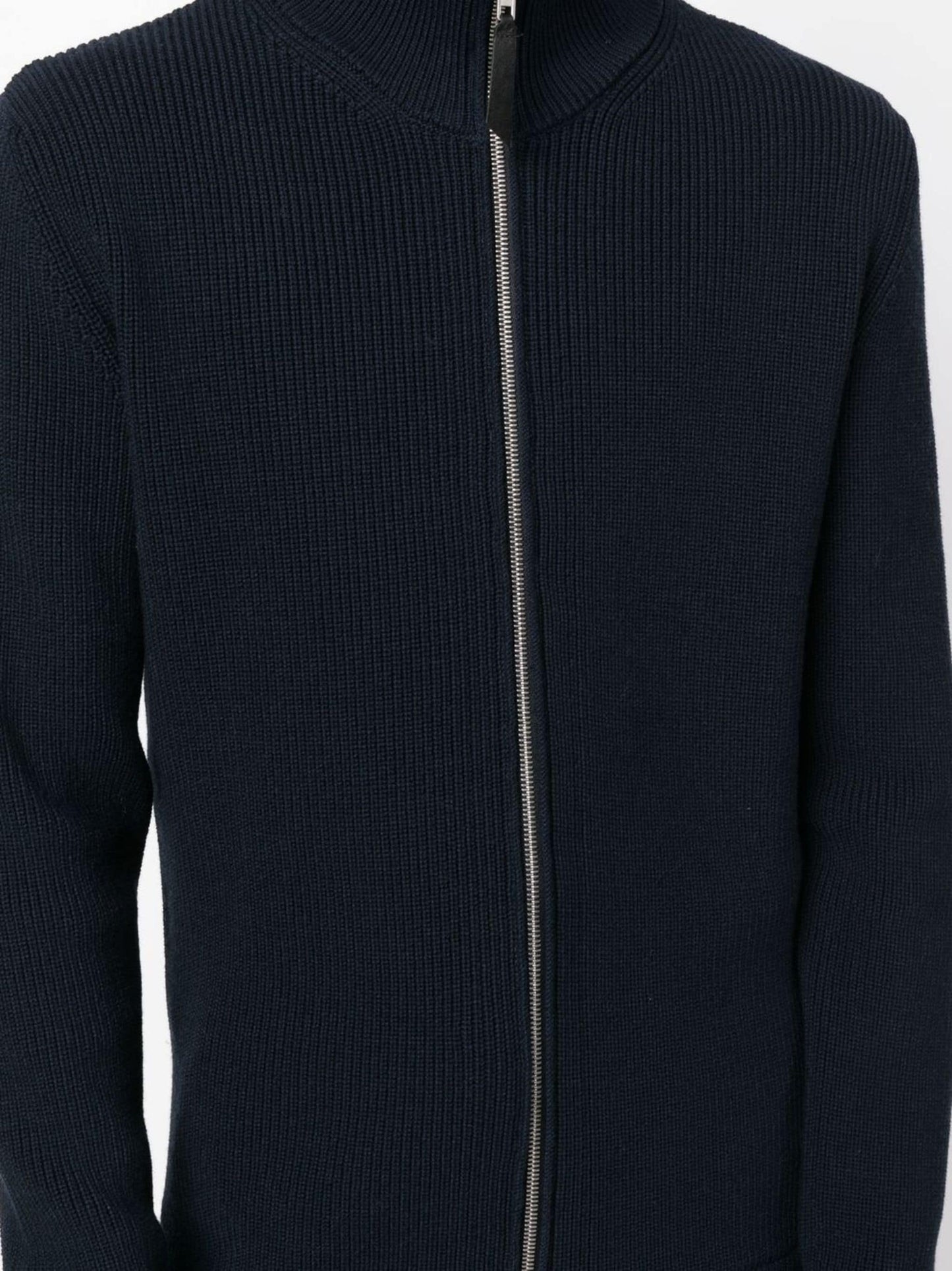 ribbed zip up cardigan by maison margiela - bottegalusso: premier destination for modern luxury menswear