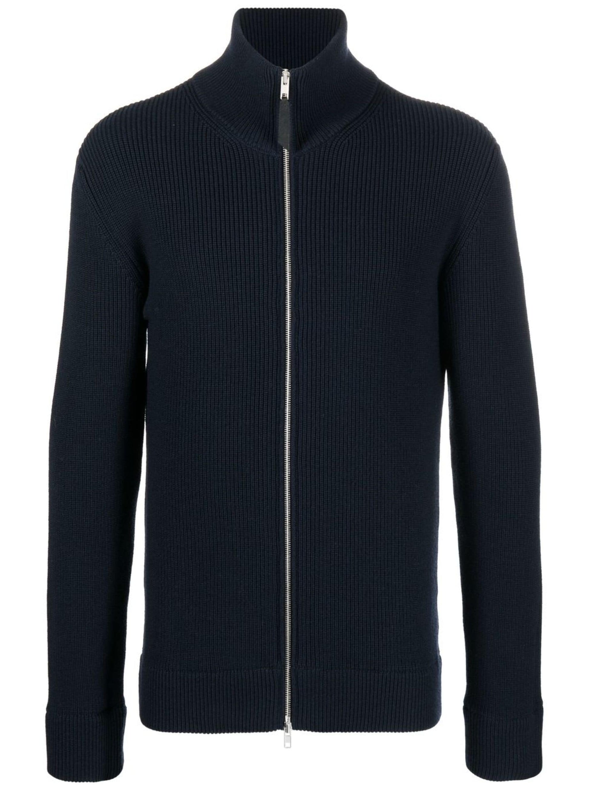 Ribbed Zip Up Cardigan by Maison Margiela - bottegalusso: Premier Destination for Modern Luxury Menswear