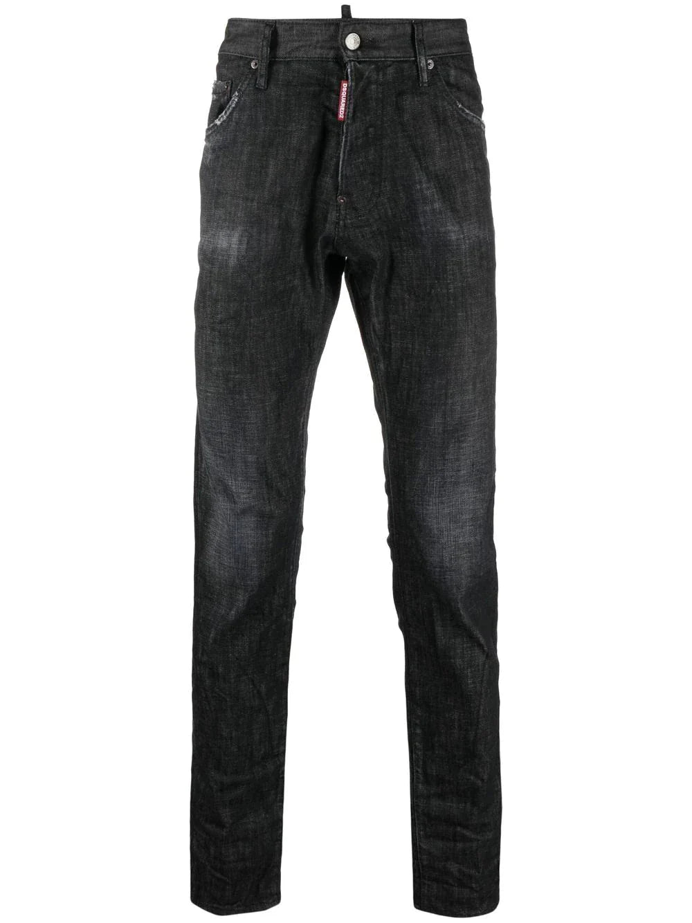 tapered slim cut jeans by dsquared2 - bottegalusso: premier destination for modern luxury menswear