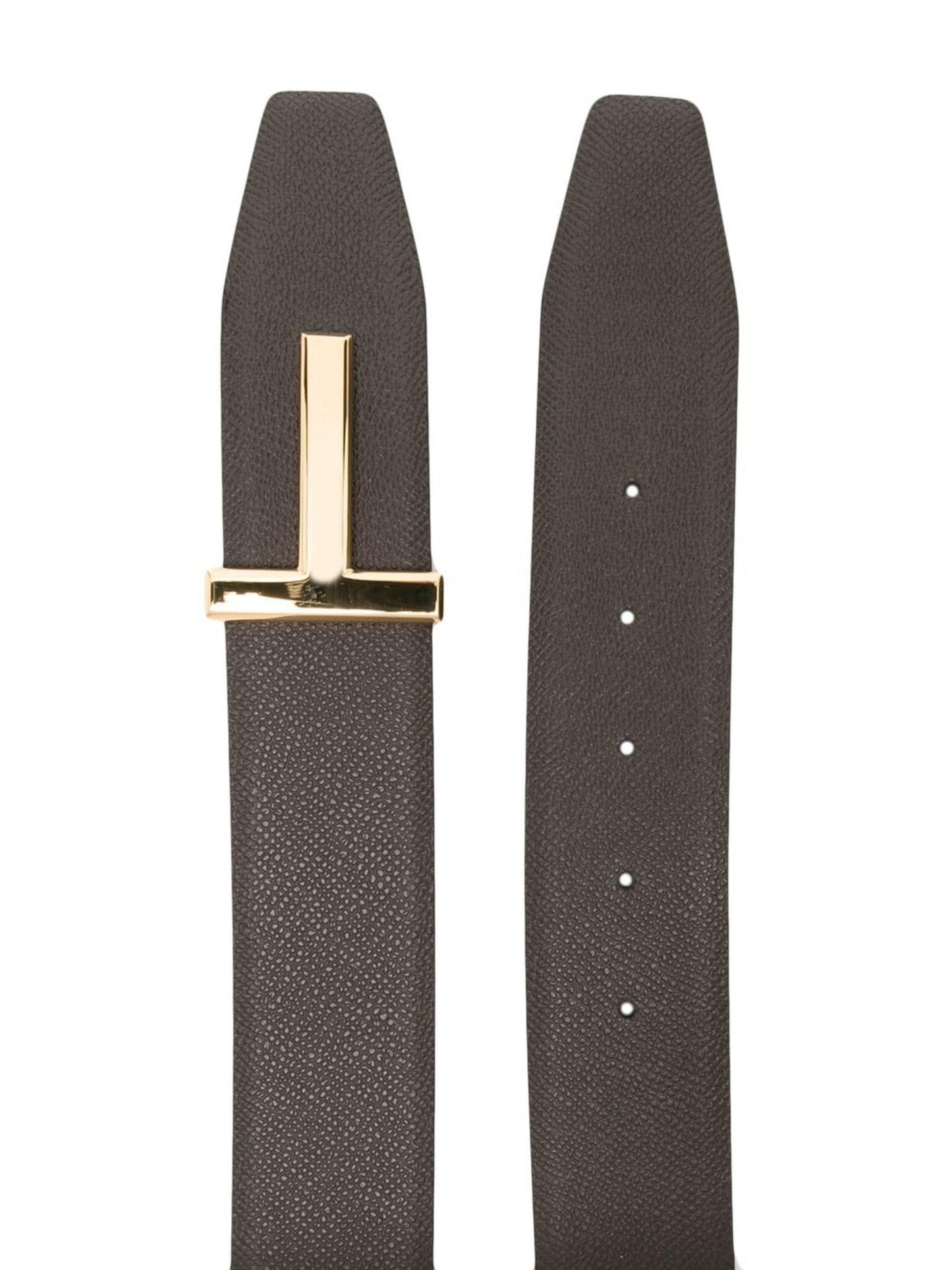 reversible t-buckle leather belt by tom ford - bottegalusso: premier destination for modern luxury menswear