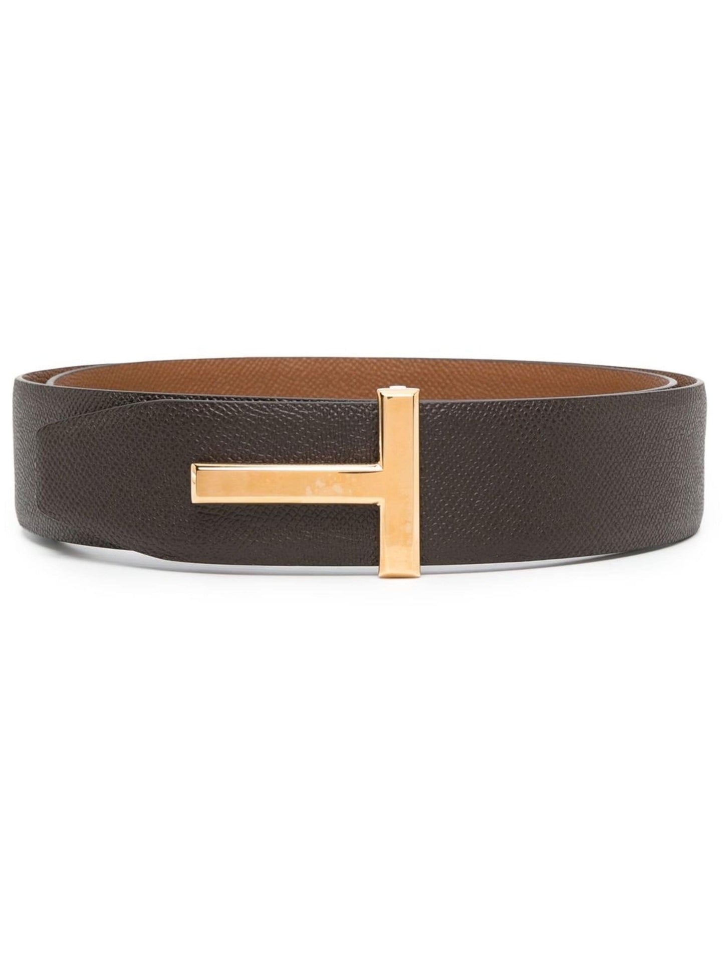 reversible t-buckle leather belt by tom ford - bottegalusso: premier destination for modern luxury menswear