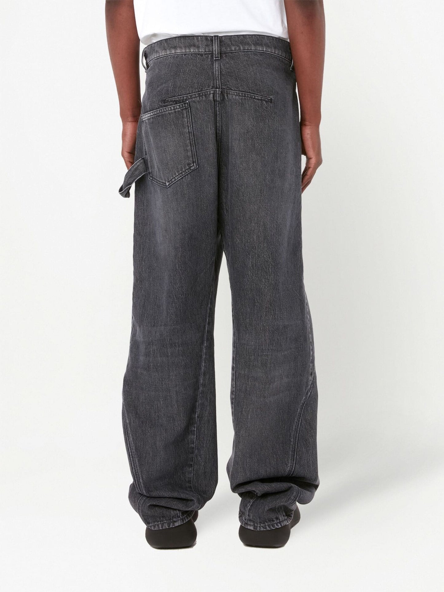 twisted workwear jeans by jw anderson - bottegalusso: premier destination for modern luxury menswear