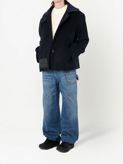 Oversized Twisted Wide Leg Jeans by JW Anderson - bottegalusso: Premier Destination for Modern Luxury Menswear